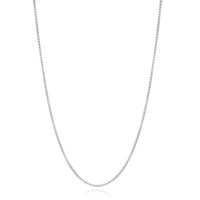 Adjustable Box Chain in Sterling Silver, 22"