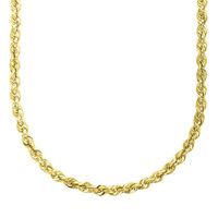 Glitter Rope Chain in 14K Yellow Gold, 20"