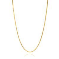 Adjustable Box Chain in 14K Gold