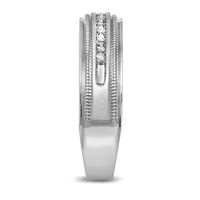 Men's 1/5 ct. tw. Diamond Band Sterling Silver