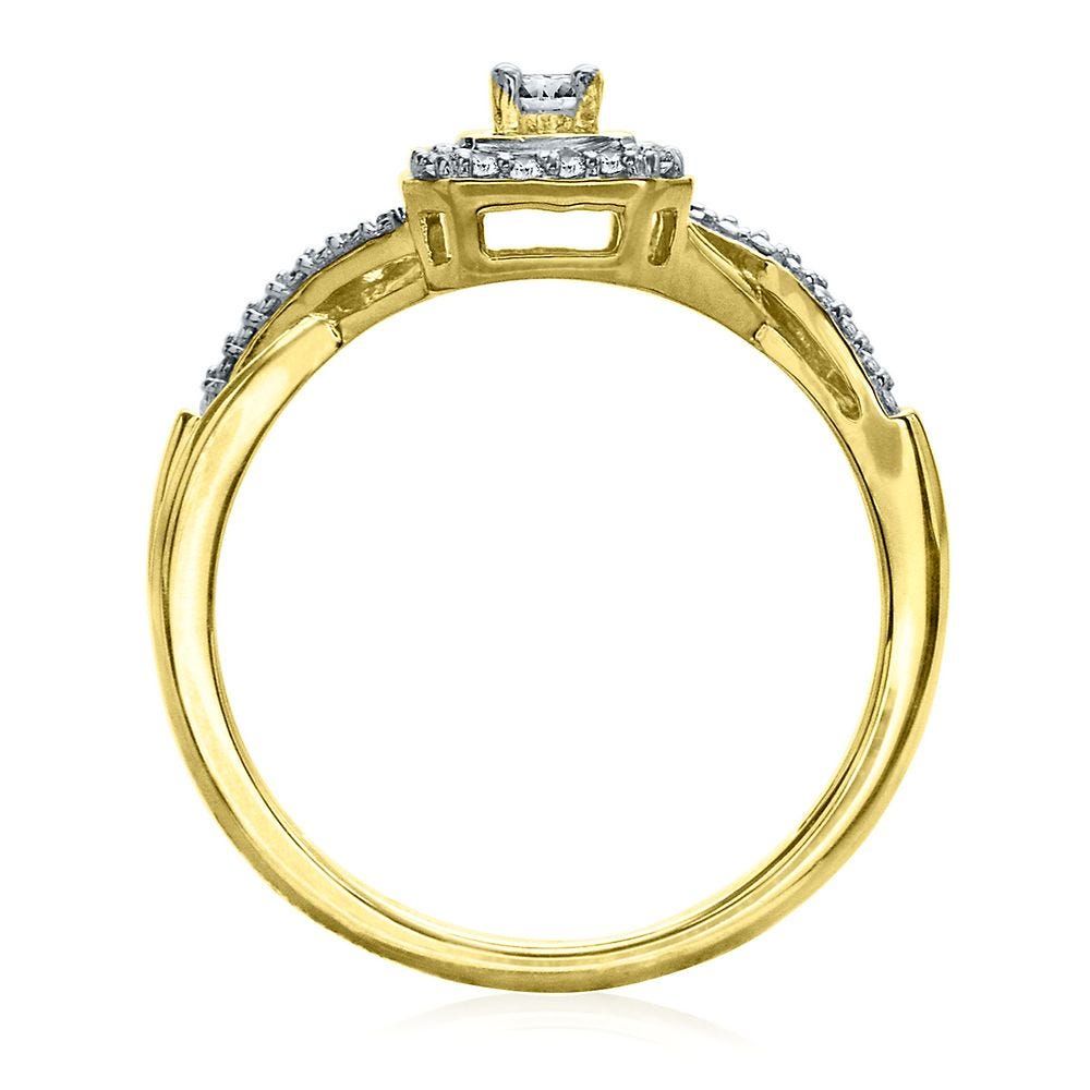 1/10 ct. tw. Diamond Ring 10K Yellow Gold