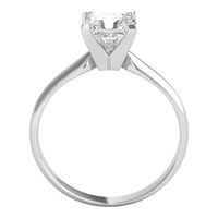 1 ct. tw. Ultima Diamond Princess Cut Solitaire Engagement Ring 14K White Gold