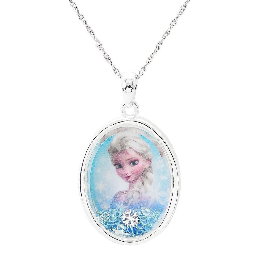 Disney's Elsa Pendant in Sterling Silver