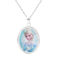 Disney's Elsa Pendant in Sterling Silver