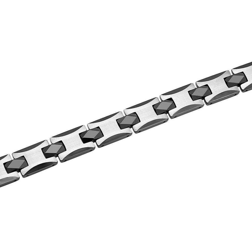 Men's Bracelet in Tungsten & Stainless Steel