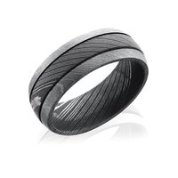 Lashbrook® Men's Band Damascus Steel, 8MM