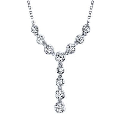 Energy™ by Sirena® Diamond Y-Necklace in 14K White Gold (1/2 ct. tw.)