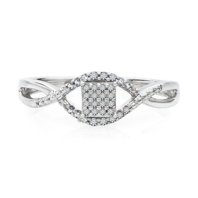 1/ ct. tw. Diamond Promise Ring Sterling Silver