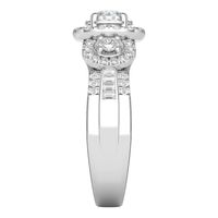 1 ct. tw. Diamond Three-Stone Ring 14K White Gold