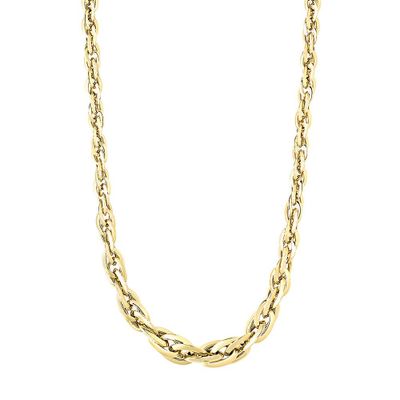 Endura Gold® Polished Chain Necklace in 14K Yellow Gold, 18"