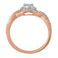 1/5 ct. tw. Diamond Promise Ring 10K Rose Gold