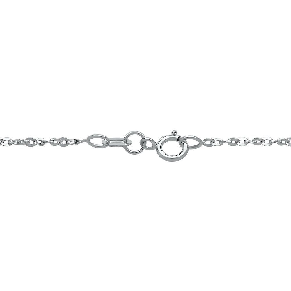 Twist Link Chain in 14K White Gold, 18"