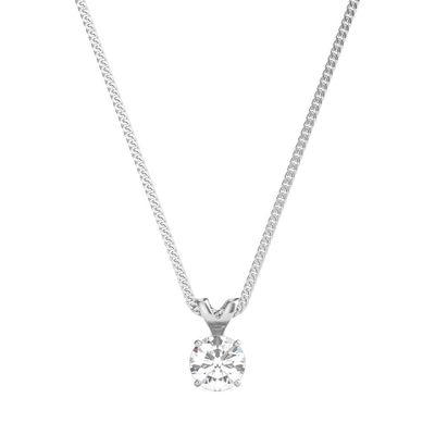 Radiant Star® 1/2 ct. Diamond Pendant in 14K White Gold