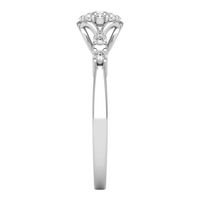 Cinderella Diamond Promise Ring 10K White Gold (1/4 ct. tw.)