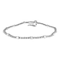 2 ct. tw. Diamond Tennis Bracelet in 10K White Gold