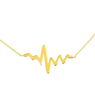 Heartbeat Bracelet in 14K Yellow Gold