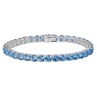 Tanzanite Bracelet in Sterling Silver