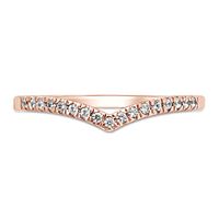 1/ ct. tw. Diamond Contour Band 14K Rose Gold