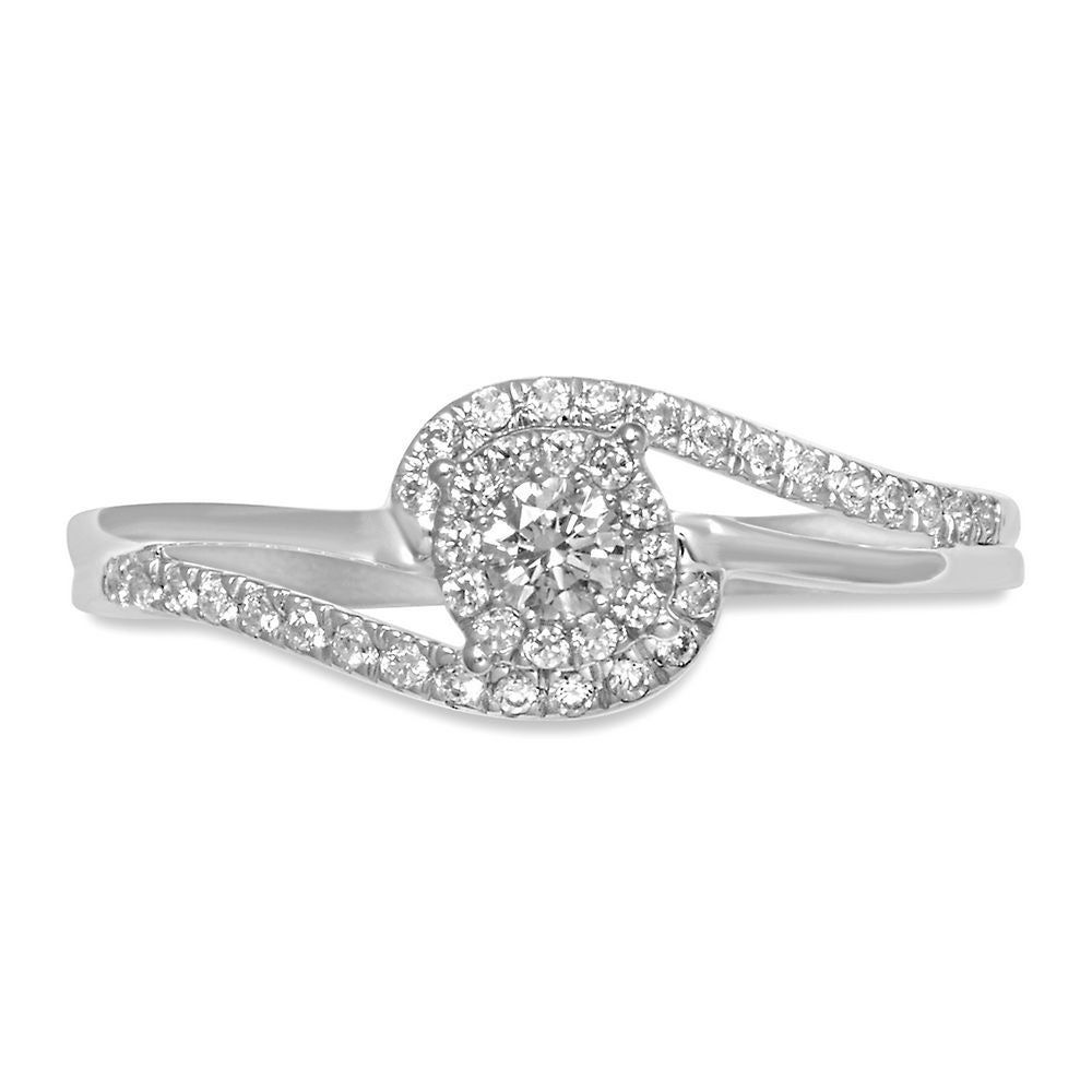 1/4 ct. tw. Diamond Promise Ring 10K White Gold