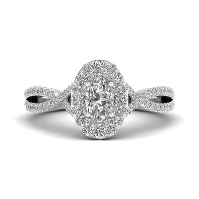 My Diamond Story® 7/8 ct. tw. Engagement Ring 14K White Gold