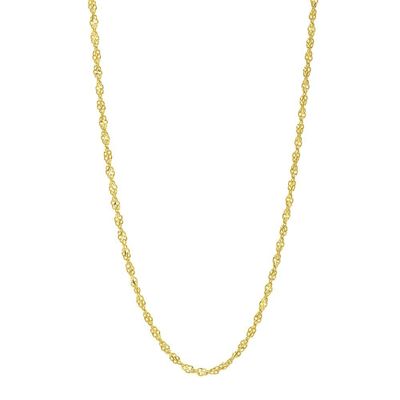 Singapore Chain in 14K Yellow Gold, 18"
