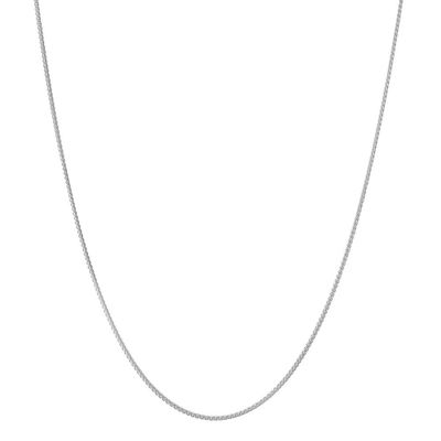 Adjustable Wheat Chain in Sterling Silver, 22"