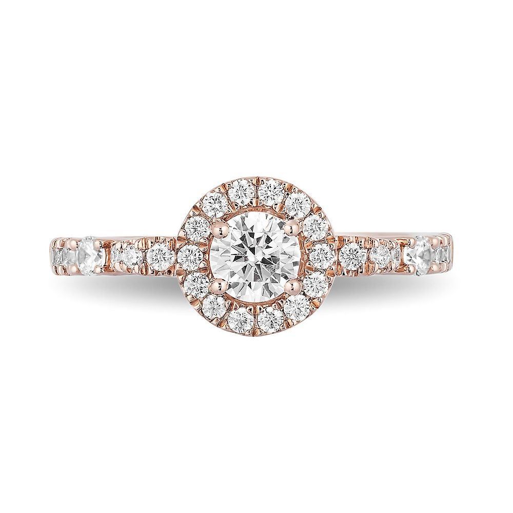 2 Vertical-set Round Diamond Ring – Michael E. Minden Diamond Jewelers -  The Diamond & Wedding Ring Store