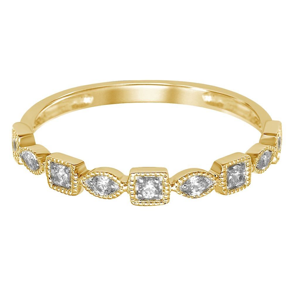 1/ ct. tw. Diamond Stack Ring 10K Gold