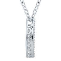 1/5 ct. tw. Diamond Moon & Star Pendant in Sterling Silver
