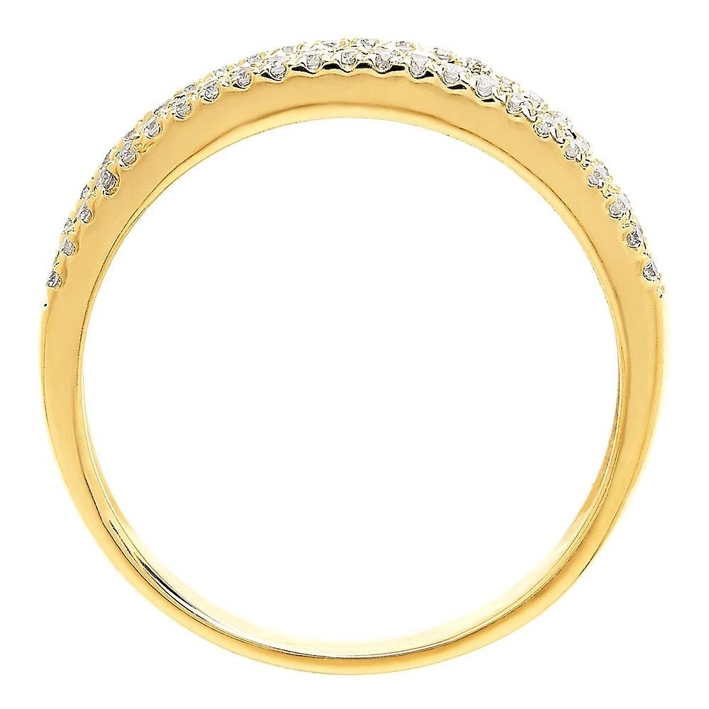 Emerald & 1/3 ct. tw. Diamond Ring 10K Yellow Gold