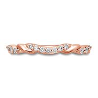 1/ ct. tw. Diamond Contour Band 14K Rose Gold