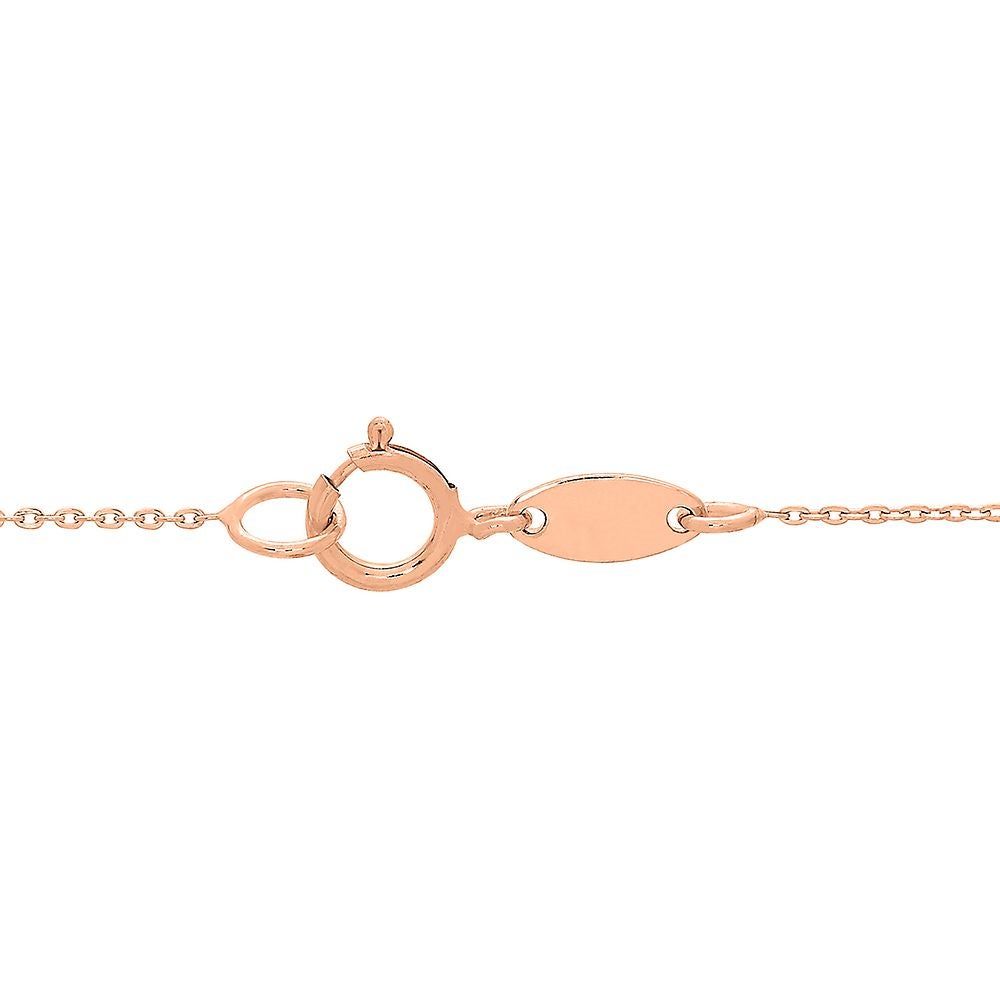 Bar Necklace in 14K Rose Gold