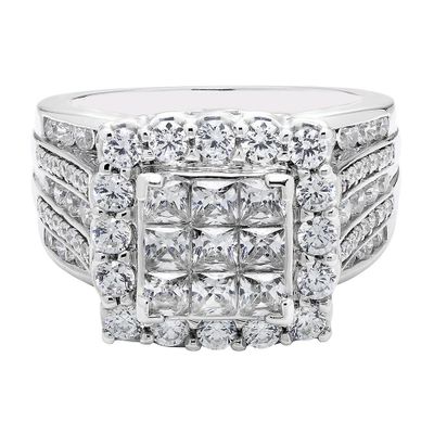 1/ ct. tw. -Diamond Engagement Ring 10K White Gold