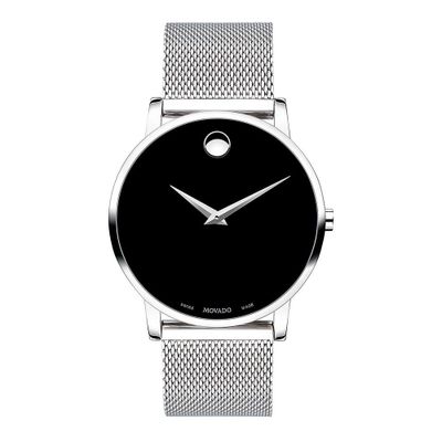 Museum Classic Mesh Men's Watch in Stainless Steel, 40mm