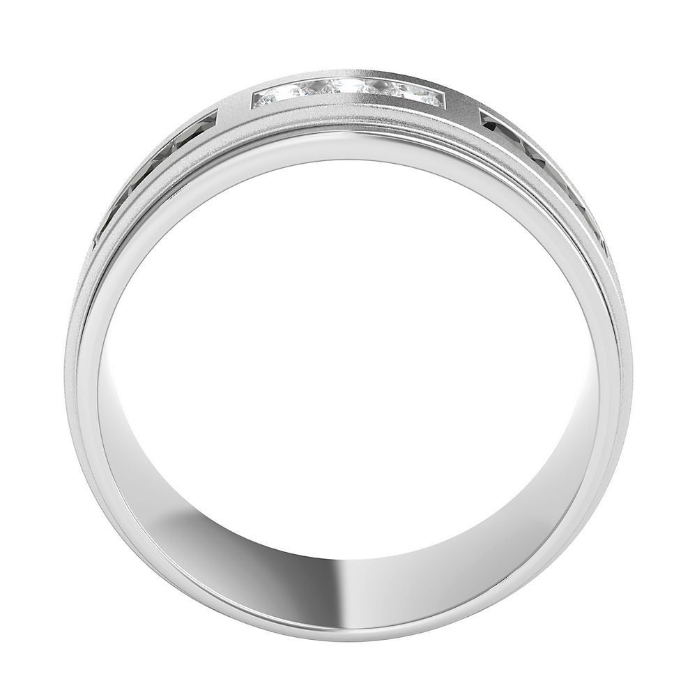 Men's 3/8 ct. tw. Black & White Diamond Ring 10K Gold