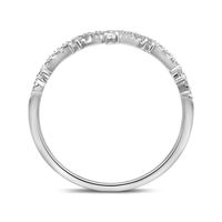 1/5 ct. tw. Diamond Contour Ring 10K White Gold