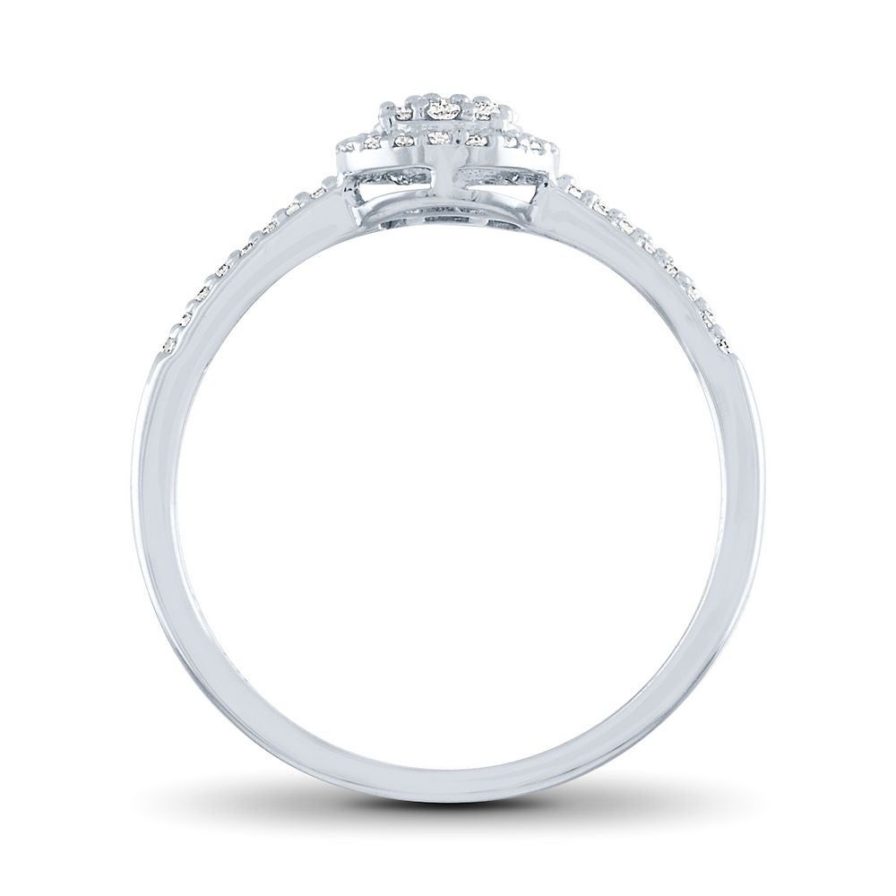 1/7 ct. tw. Diamond Promise Ring 10K White Gold