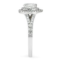 1 ct. tw. Diamond Pear Engagement Ring 14K White Gold