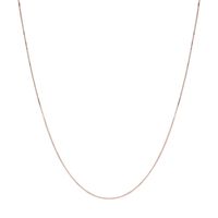 Endura Gold® Polished Box Chain in 14K Rose Gold, 18"