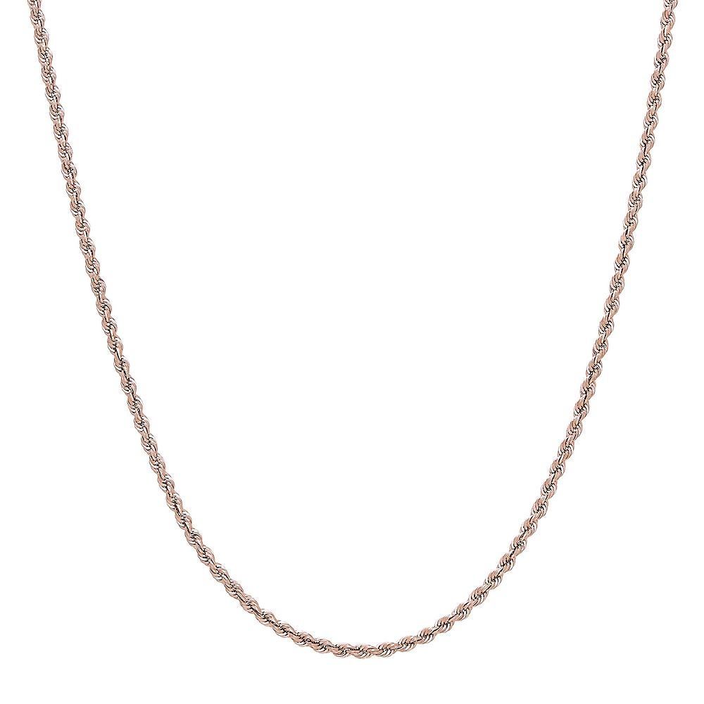 Rope Chain in 14K Rose Gold, 20"