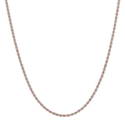Rope Chain in 14K Rose Gold, 20"