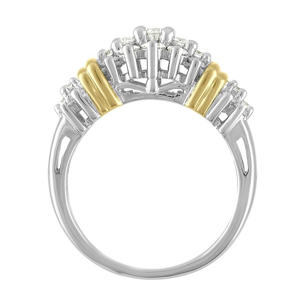 1 ct. tw. Diamond Ring 14K White & Yellow Gold