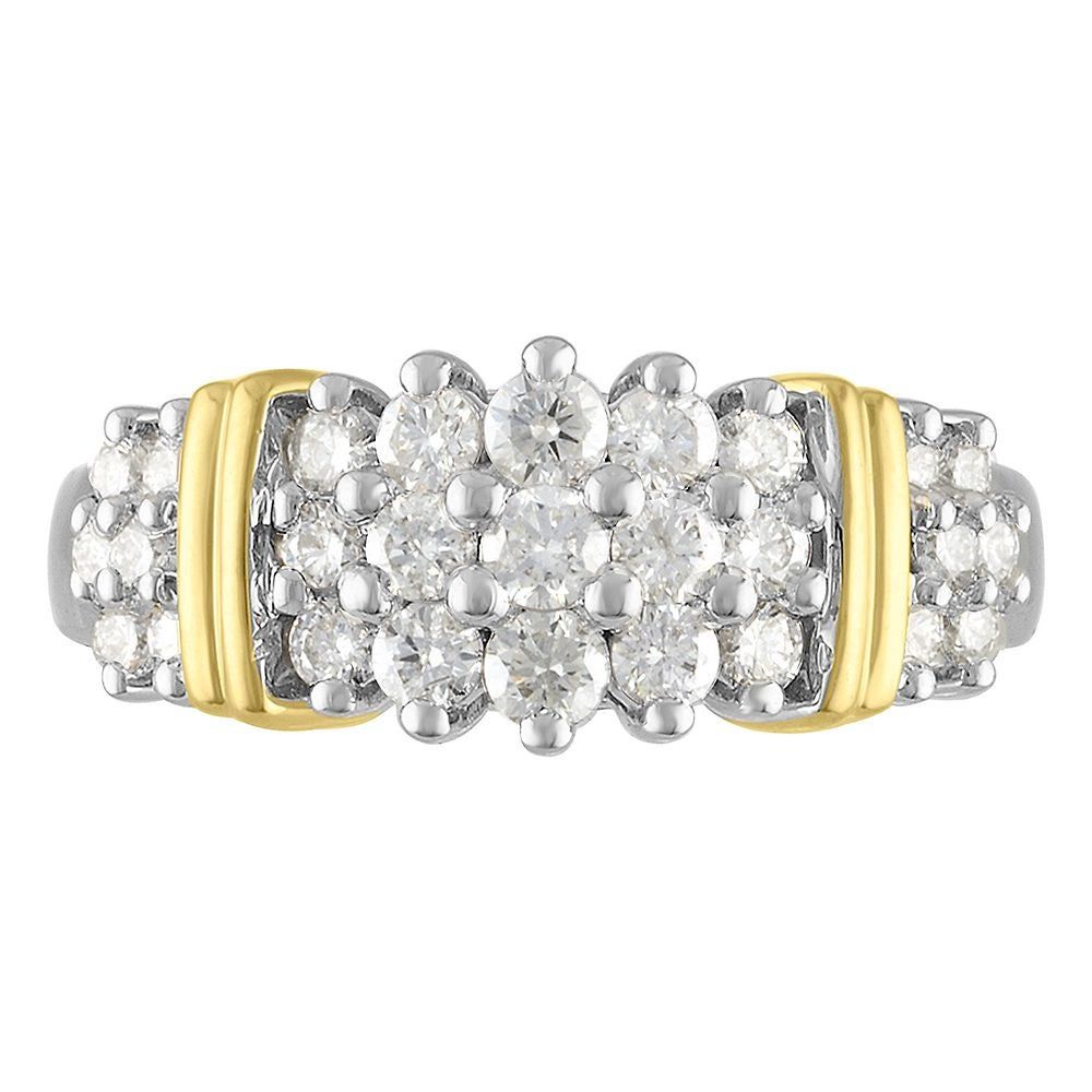 1 ct. tw. Diamond Ring 14K White & Yellow Gold