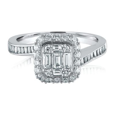 ct. tw. Diamond Engagement Ring 14K Gold