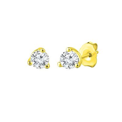 1/7 ct. tw. Diamond Stud Earrings in 14K Yellow Gold