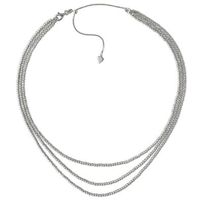 Graduated Bead Necklace in Sterling Silver