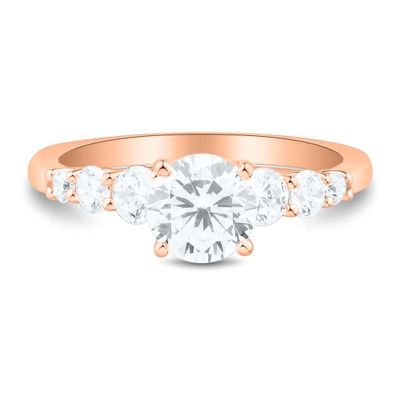 ct. tw. Lab Grown Diamond Engagement Ring 14K Rose Gold