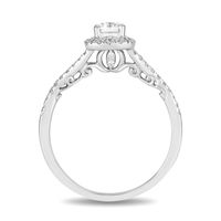 Enchanted Disney Cinderella 3/4 ct. tw. Diamond Engagement Ring 14K White Gold