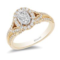 Enchanted Disney Jasmine 1 ct. tw. Multi-Diamond Engagement Ring 14K Yellow Gold
