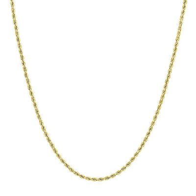 Hollow Rope Chain in 14K Yellow Gold, 22"